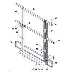 Full Rear Gate - Aircraft Option for Skyjack SJ4726 DC Scissor Lift