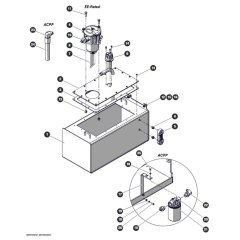 Hydraulic Tank - EE-Rated/Aircraft Protection for Skyjack SJ4726 DC Scissor Lift
