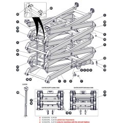 Scissors for Skyjack SJ4726 DC Scissor Lift