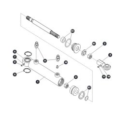 Steer Cylinder for Skyjack SJ4726 DC Scissor Lift