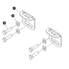 Tray Locking Plates for Skyjack SJ4726 DC Scissor Lift