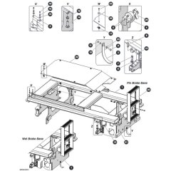Base for Skyjack SJ4732 DC Scissor Lift