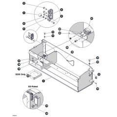 Battery Tray for Skyjack SJ4732 DC Scissor Lift