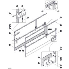 Main Railings for Skyjack SJ4732 DC Scissor Lift