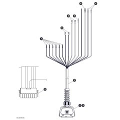 Platform Control Cable for Skyjack SJ4732 DC Scissor Lift