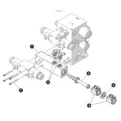 Powerdeck Manifold (Option) for Skyjack SJ4732 DC Scissor Lift