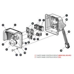 Base Control - Plastic for Skyjack SJ4740 DC Scissor Lift