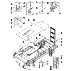 Base for Skyjack SJ4740 DC Scissor Lift
