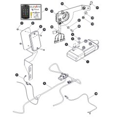 Elevate Telematics Keypad & BMS for Skyjack SJ4740 DC Scissor Lift