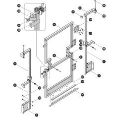 Full Gate for Skyjack SJ4740 DC Scissor Lift