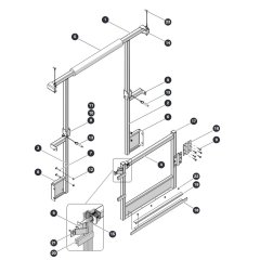 Half Gate for Skyjack SJ4740 DC Scissor Lift
