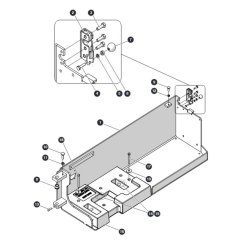 Hydraulic Tray and Counterweight for Skyjack SJ4740 DC Scissor Lift