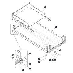 Main Platform for Skyjack SJ4740 DC Scissor Lift