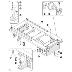 Base for Skyjack SJ4740 E C103007000 - C103999999 DC Scissor Lift