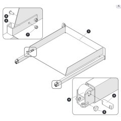 Extension Platform for Skyjack SJ4740 E C103007000 - C103999999 DC Scissor Lift
