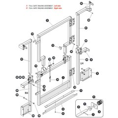 Full Gate for Skyjack SJ4740 E C103007000 - C103999999 DC Scissor Lift
