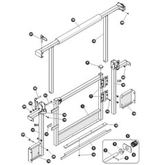 Half Gate for Skyjack SJ4740 E C103007000 - C103999999 DC Scissor Lift