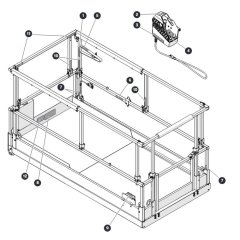 Labels Platform for Skyjack SJ4740 E C103007000 - C103999999 DC Scissor Lift