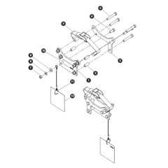 Light Duty Pipe Rack for Skyjack SJ4740 E C103007000 - C103999999 DC Scissor Lift