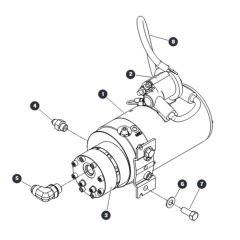 Auxiliary Pump for Skyjack SJ66 Tplus Telescopic Boom
