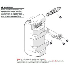 Axle Lock Cylinder for Skyjack SJ66 Tplus Telescopic Boom