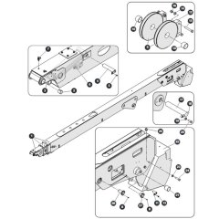 Boom Assembly for Skyjack SJ66 Tplus Telescopic Boom