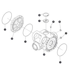 Central Housing - Front Axle for Skyjack SJ66 Tplus Telescopic Boom