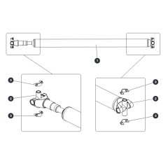 Drive Shaft for Skyjack SJ66 Tplus Telescopic Boom