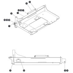 Engine Tray for Skyjack SJ66 Tplus Telescopic Boom