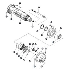 Hub Reduction - Rear Axle for Skyjack SJ66 Tplus Telescopic Boom