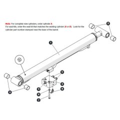 Jib Cylinder for Skyjack SJ66 Tplus Telescopic Boom