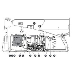 Labels - Control Compartment for Skyjack SJ66 Tplus Telescopic Boom