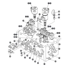Main Manifold for Skyjack SJ66 Tplus Telescopic Boom