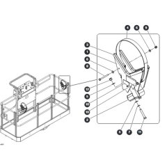 Pipe Rack for Skyjack SJ66 Tplus Telescopic Boom