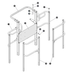 Railings for Skyjack SJ66 Tplus Telescopic Boom