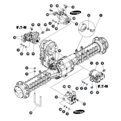 Rear Axle for Skyjack SJ66 Tplus Telescopic Boom