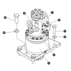 Swing Drive for Skyjack SJ66 Tplus Telescopic Boom