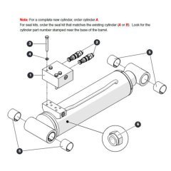 Tilt Cylinder for Skyjack SJ66 Tplus Telescopic Boom