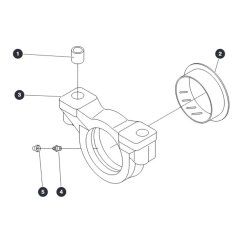 Trunnion - Front Axle for Skyjack SJ66 Tplus Telescopic Boom