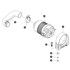 Air Cleaner Kit for Skyjack SJ6826 (B200000001 - B200999999) RT Scissor Lift