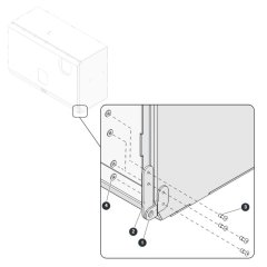 Cabinet Lock - CE for Skyjack SJ6826 (B200000001 - B200999999) RT Scissor Lift