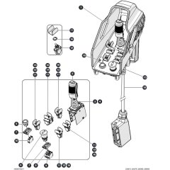 Control Box Cover for Skyjack SJ6826 (B200000001 - B200999999) RT Scissor Lift