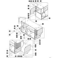 Engine Cabinet for Skyjack SJ6826 (B200000001 - B200999999) RT Scissor Lift