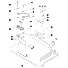 Engine Tray for Skyjack SJ6826 (B200000001 - B200999999) RT Scissor Lift