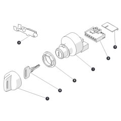 Key Switch for Skyjack SJ6826 (B200000001 - B200999999) RT Scissor Lift