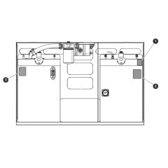 Labels - Hydraulic and Fuel Tank for Skyjack SJ6826 (B200000001 - B200999999) RT Scissor Lift