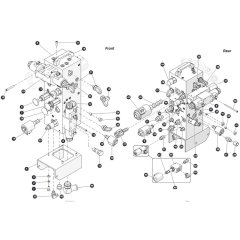 Main Manifold for Skyjack SJ6826 (B200000001 - B200999999) RT Scissor Lift