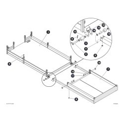 Main and Extension Platform for Skyjack SJ6826 (B200000001 - B200999999) RT Scissor Lift