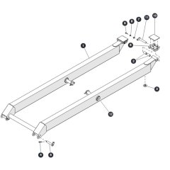 Scissor Level 2 3 and 4 Outside for Skyjack SJ6826 (B200000001 - B200999999) RT Scissor Lift