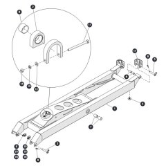 Scissors Levels 2 & 4 Inside for Skyjack SJ6826 (B200000001 - B200999999) RT Scissor Lift